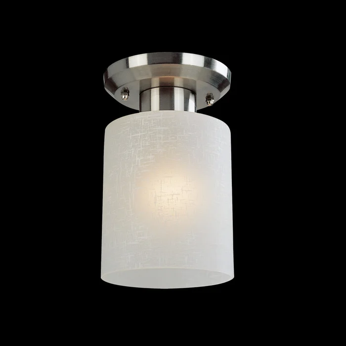 Z-Lite 152F-1 Cobalt One Light Flush Mount, Brushed Nickel