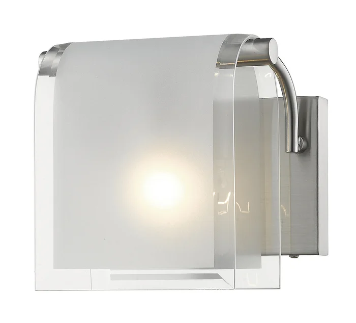 Z-Lite 169-1S-BN Zephyr One Light Wall Sconce, Brushed Nickel
