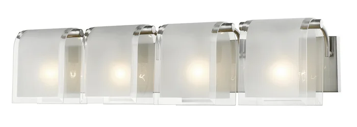 Z-Lite 169-4V-BN Zephyr Four Light Vanity, Brushed Nickel