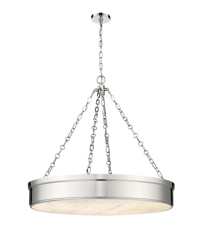 Z-Lite 1944P33-PN-LED Anders LED Pendant, Polished Nickel