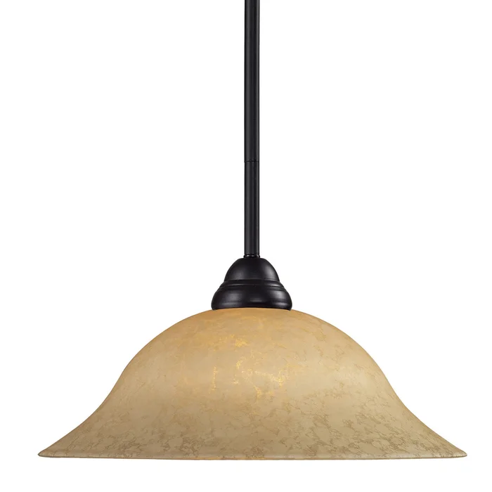 Z-Lite 2114MP-BRZ-GM16 Cobra One Light Pendant, Bronze
