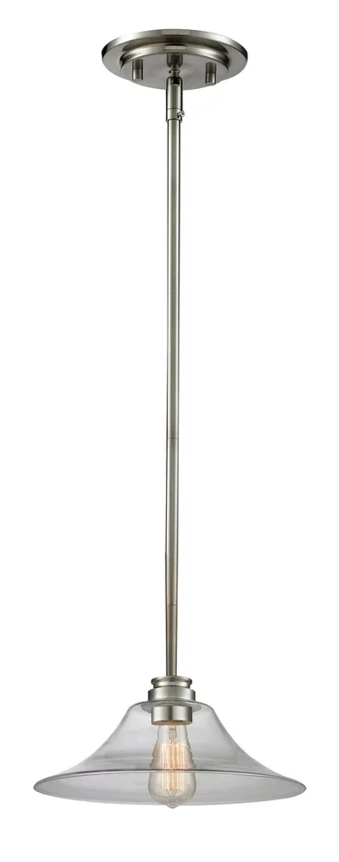 Z-Lite 428MP14-BN Annora One Light Mini Pendant, Brushed Nickel
