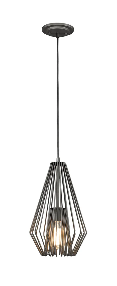 Z-Lite 442MP-BRZ Quintus One Light Mini Pendant, Bronze