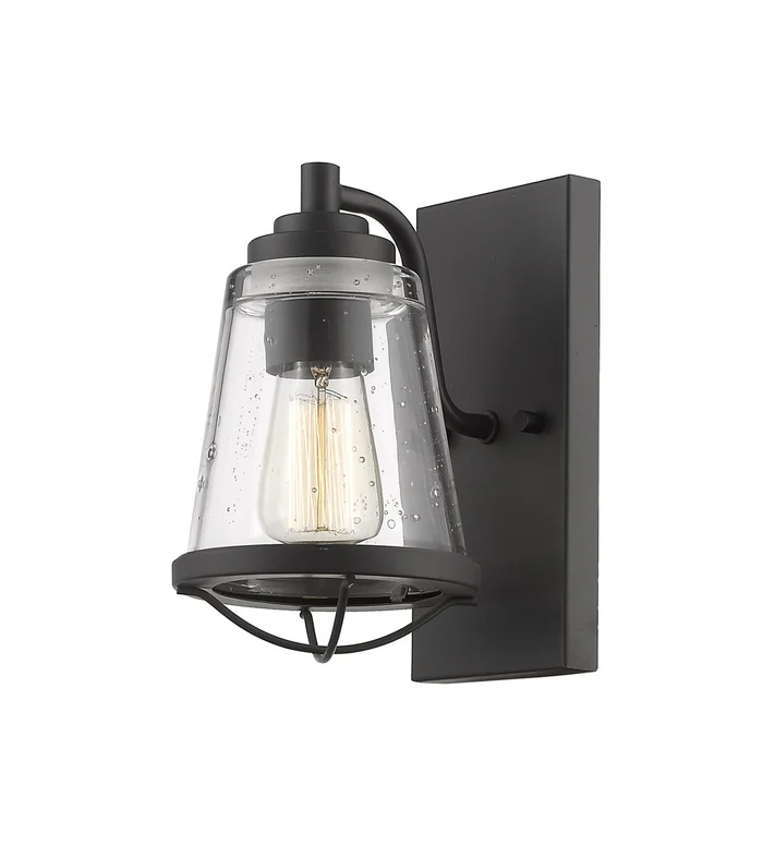 Z-Lite 444-1S-BRZ Mariner One Light Wall Sconce, Bronze