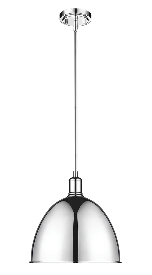 Z-Lite 4500P12-CH Sawyer One Light Pendant, Chrome