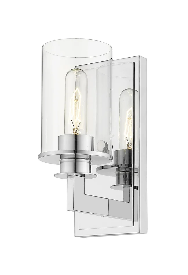 Z-Lite 462-1S-CH Savannah One Light Wall Sconce, Chrome