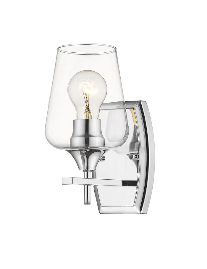 Z-Lite 473-1S-CH Joliet One Light Wall Sconce, Chrome