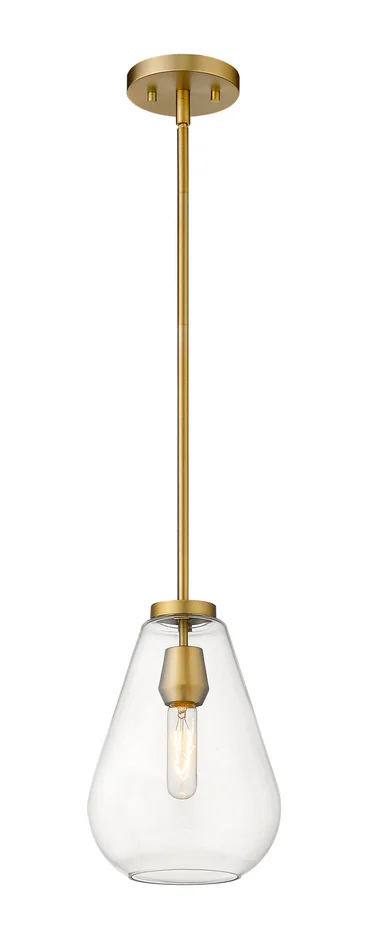 Z-Lite 488P8-OBR Ayra One Light Pendant, Olde Brass