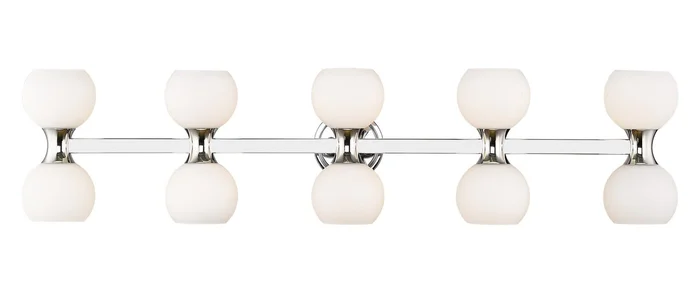 Z-Lite 494-10V-CH Artemis Ten Light Vanity, Chrome