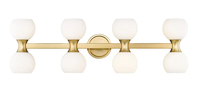 Z-Lite 494-8V-MGLD Artemis Eight Light Vanity, Modern Gold