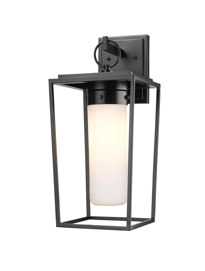 Z-Lite 595M-BK Sheridan One Light Outdoor Wall Sconce, Black