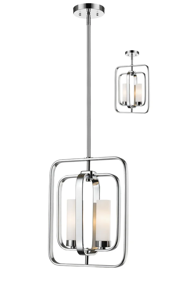 Z-Lite 6000MP-CH Aideen Two Light Mini Pendant, Chrome