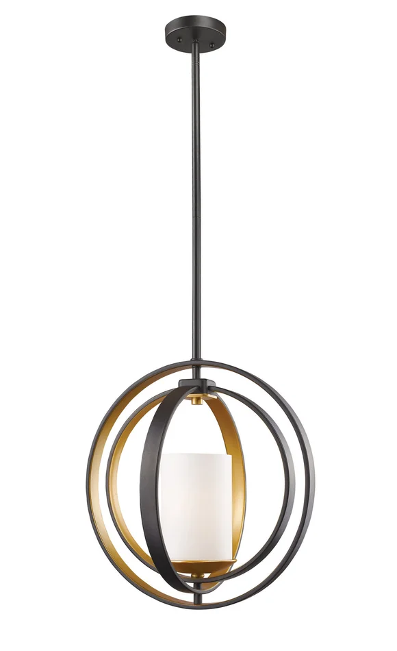 Z-Lite 6002MP-BZGD Ashling One Light Mini Pendant, Bronze Gold