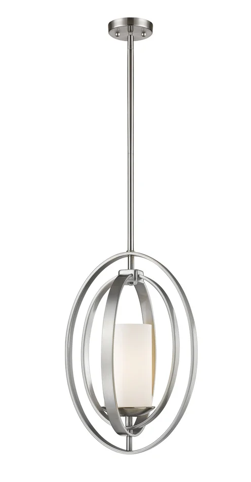 Z-Lite 6004MP-BN Ashling One Light Mini Pendant, Brushed Nickel