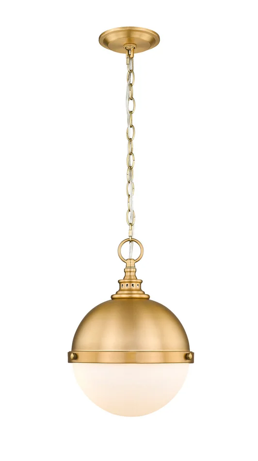 Z-Lite 619MP-CB Peyton Two Light Pendant, Classic Brass