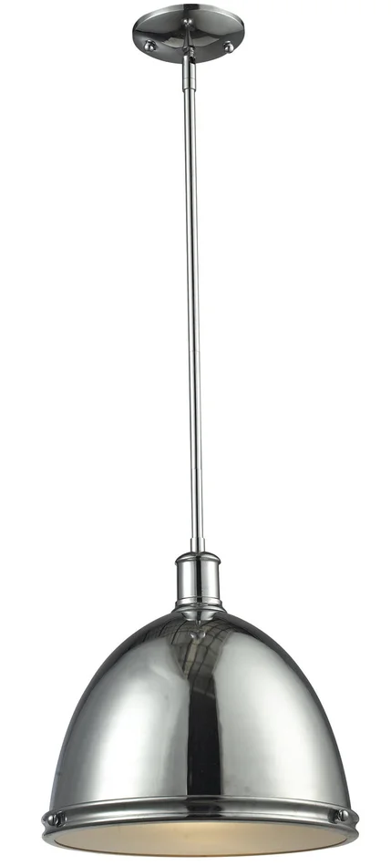 Z-Lite 711P13-CH Mason One Light Pendant, Chrome
