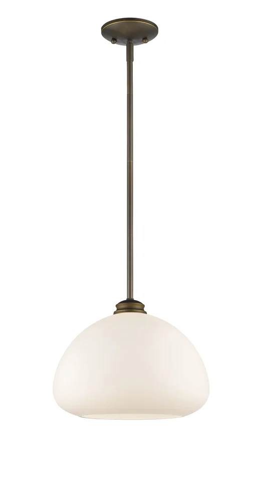 Z-Lite 721P13-OB Amon One Light Pendant, Olde Bronze