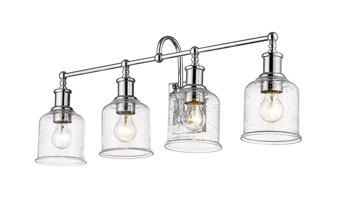 Z-Lite 734-4V-CH Bryant Four Light Vanity, Chrome