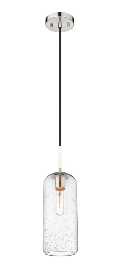 Z-Lite 738P17-BN Monty One Light Pendant, Brushed Nickel