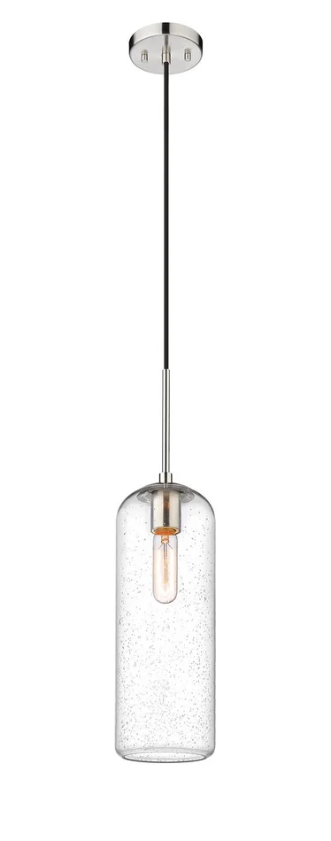 Z-Lite 738P22-BN Monty One Light Pendant, Brushed Nickel