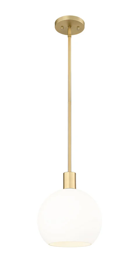Z-Lite 7500P10-OBR Margo One Light Pendant, Olde Brass
