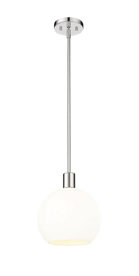 Z-Lite 7500P10-PN Margo One Light Pendant, Polished Nickel