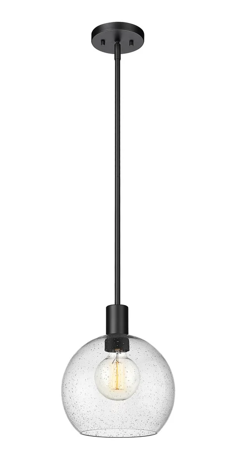 Z-Lite 7501P10-MB Margo One Light Pendant, Matte Black