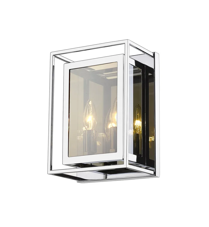 Z-Lite 802-2S-CH Infinity Two Light Wall Sconce, Chrome