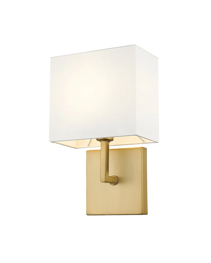 Z-Lite 815-1S-OBR Saxon One Light Wall Sconce, Olde Brass