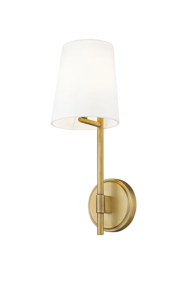Z-Lite 816-1S-RB Winward One Light Wall Sconce, Rubbed Brass