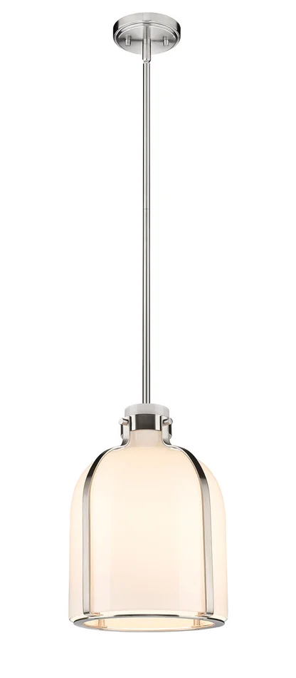 Z-Lite 818-9BN Pearson One Light Pendant, Brushed Nickel