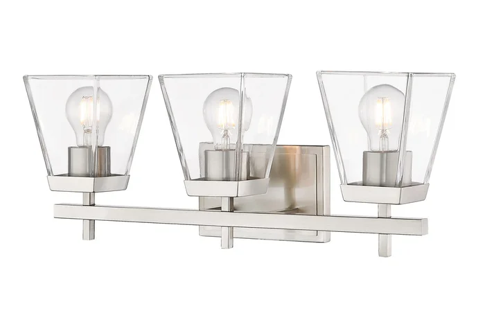Z-Lite 819-3V-BN Lauren Three Light Vanity, Brushed Nickel