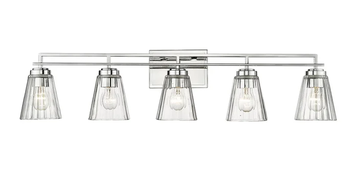 Z-Lite 823-5V-CH Lyna Five Light Vanity, Chrome