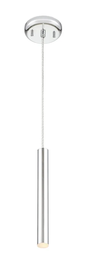 Z-Lite 917MP12-CH-LED Forest LED Mini Pendant, Chrome