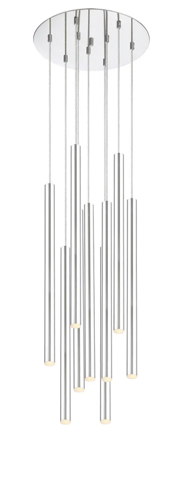 Z-Lite 917MP24-CH-LED-9RCH Forest LED Island Pendant, Chrome