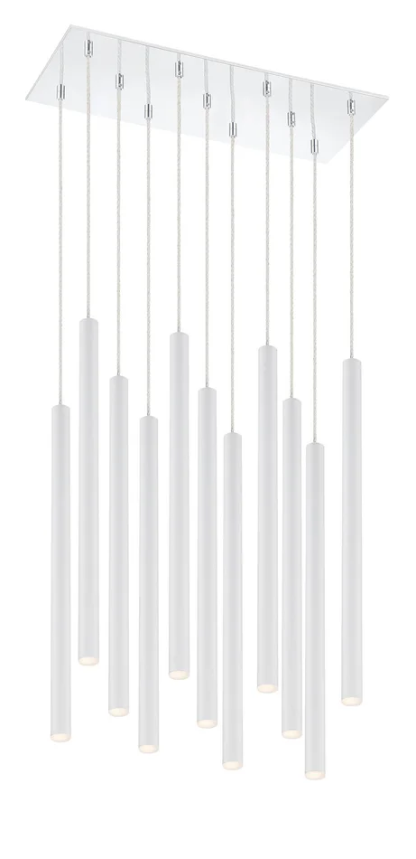 Z-Lite 917MP24-WH-LED-11LCH Forest LED Island Pendant, Chrome