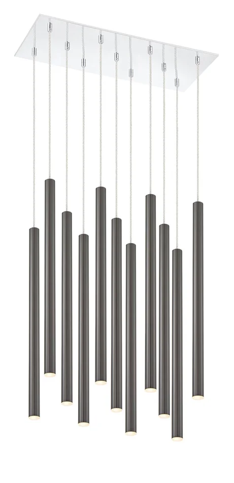 Z-Lite 917MP24PBL-LED-11LCH Forest LED Island Pendant, Chrome