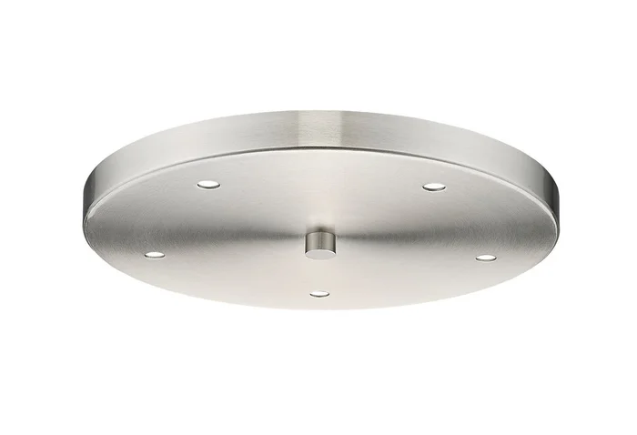 Z-Lite CP1205R-BN Multi Point Canopy Five Light Ceiling Plate, Brushed Nickel