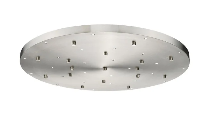 Z-Lite CP3627R-BN Multi Point Canopy 27 Light Ceiling Plate, Brushed Nickel