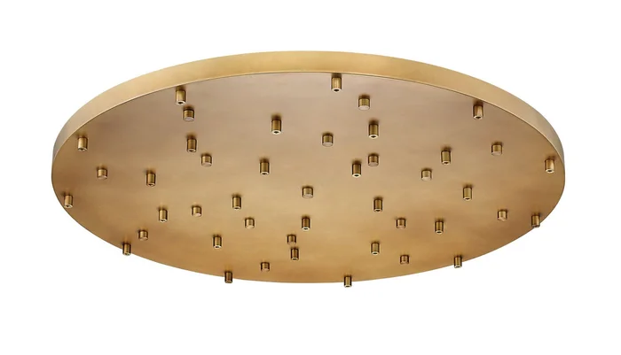 Z-Lite CP3627R-RB Multi Point Canopy 27 Light Ceiling Plate, Rubbed Brass