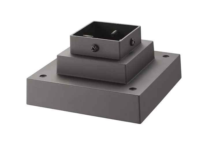 Z-Lite SQPM-DBZ Pier Mounts Outdoor Pier Mount, Deep Bronze