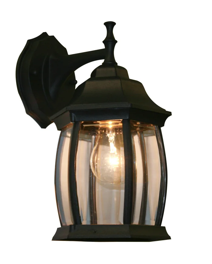 Z-Lite T20-BK Waterdown One Light Outdoor Wall Sconce, Black