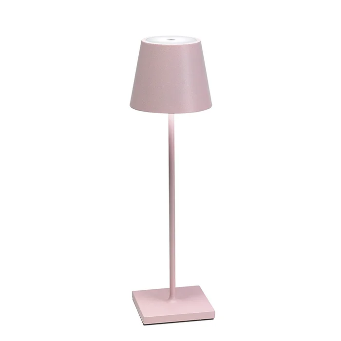 Zafferano LD0340P4 Poldina Pro LED Table Lamp, Pink