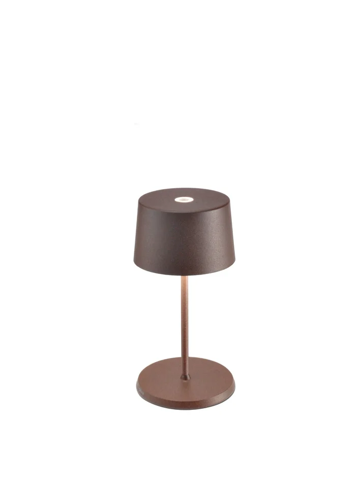Zafferano LD0860R4 Olivia LED Table Lamp, Rust