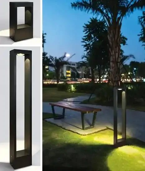 Zero Glare CCT LED Modern Minimalist Exterior Bollard – 2 Sizes