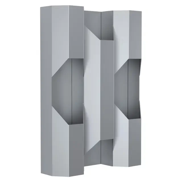 Zinacua Silver Wall Light