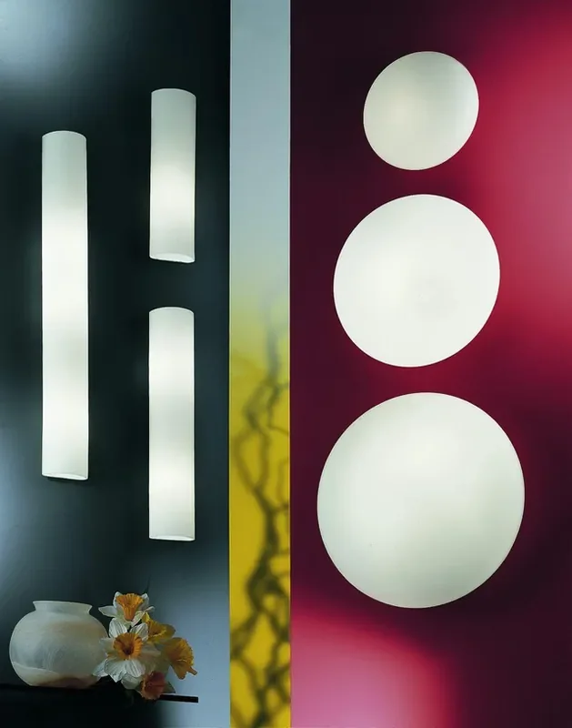 Zola 390L White with Matt Opal Glass Shade Wall Light