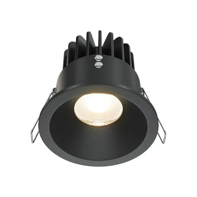 Zoom Black Dimmable 12W IP65 Ceiling Recessed Light