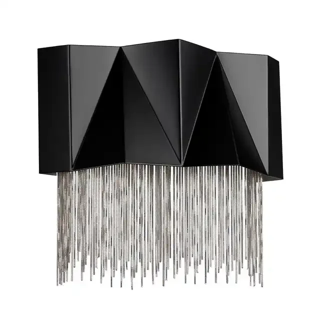 Zuma 3 Light Satin Black with Silver Wall Light
